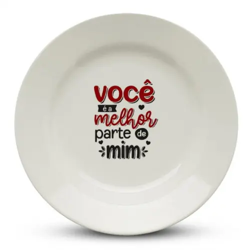 Prato Dia dos Namorados Personalizado