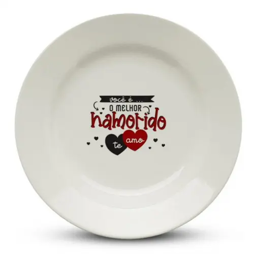 Prato Dia dos Namorados Personalizado