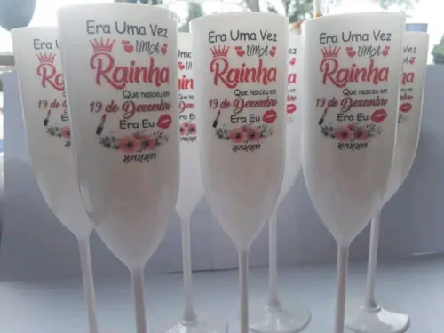 Taça de Champanhe Kit Personalizado