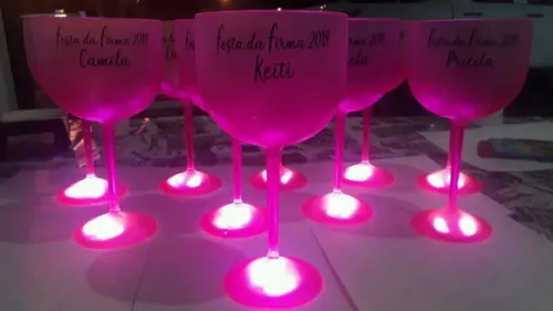 Taça de Gin Degradê com Led