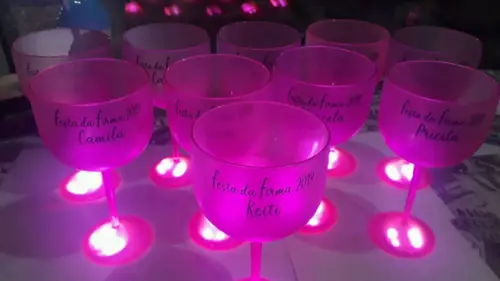 Taça de Gin Degradê com Led