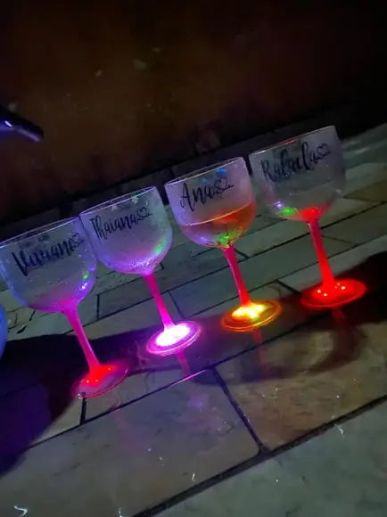 Taça de Gin Degradê c/ Led
