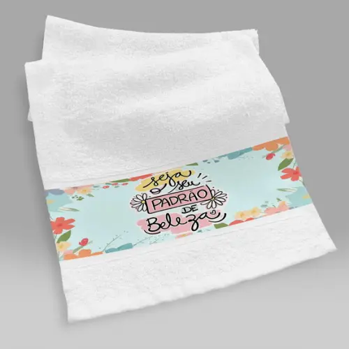 Toalha Lavabo Dia das Mulheres Personalizada