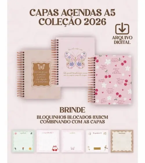 Arquivo Digital Capas Agendas Coleção 2026
