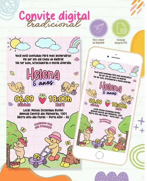 Convite Digital Bobbie Goods