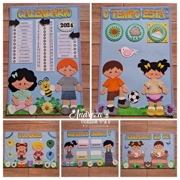 Kit 5 Painéis Crianças