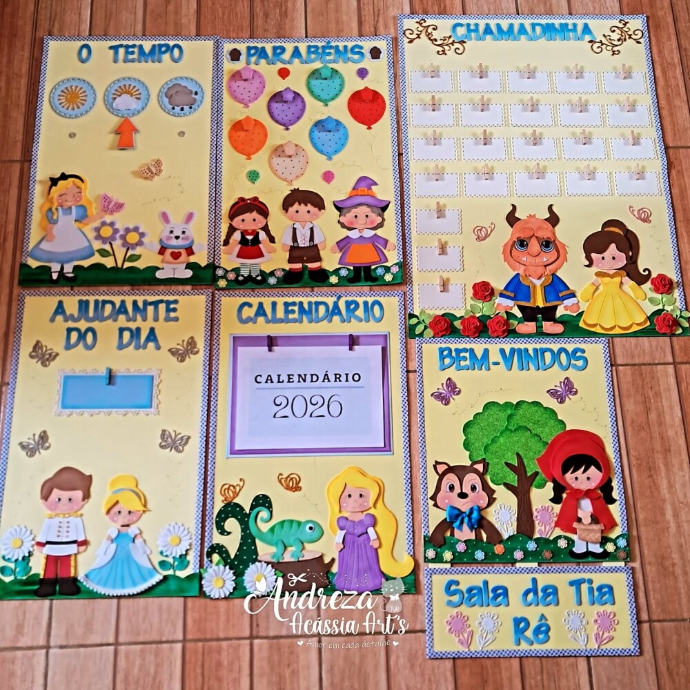 Kit Decoração Sala de Aula Contos Infantis