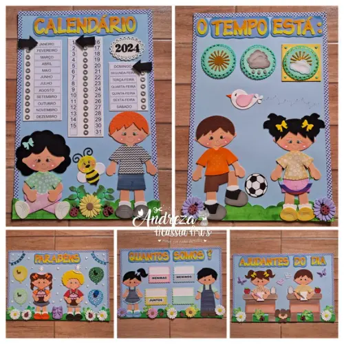 Kit 5 Painéis Crianças