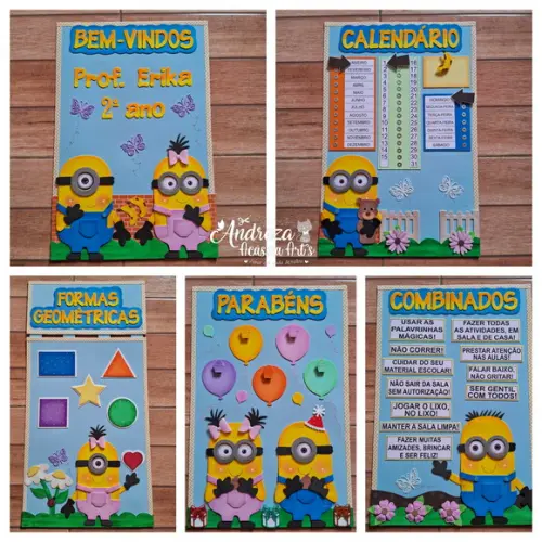 Kit Sala de Aula Minions