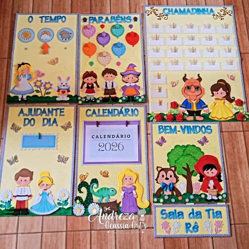 Kit Decoração Sala de Aula Contos Infantis