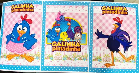 Apliques Parede Galinha Pintadinha