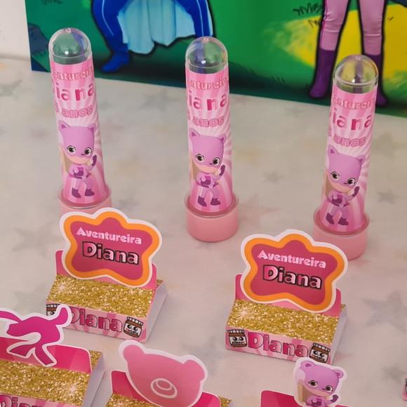 Aventureira Rosa - Mini Lembrancinhas