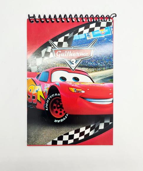 Bloquinho Personalizado Carros Mcqueen