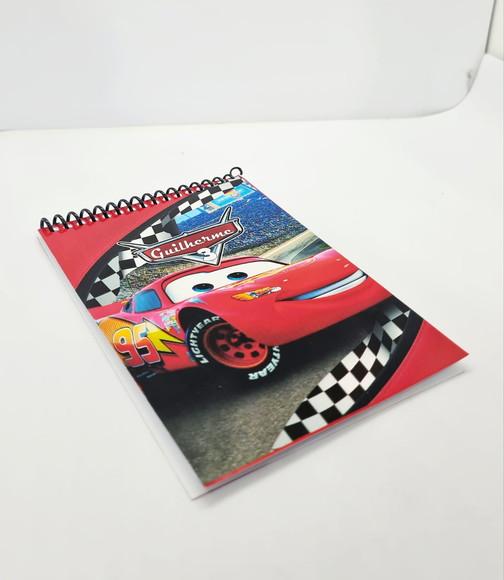 Bloquinho Personalizado Carros Mcqueen