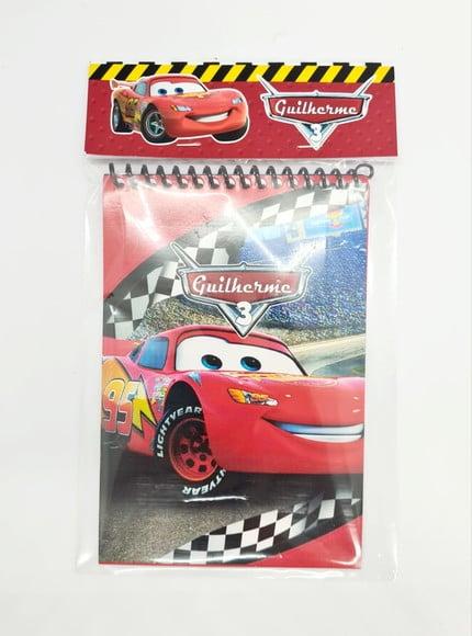 Bloquinho Personalizado Carros Mcqueen