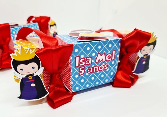 Caixa Bala Branca de Neve Cute