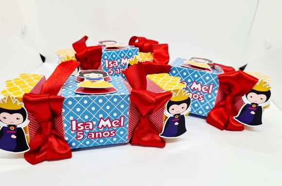 Caixa Bala Branca de Neve Cute