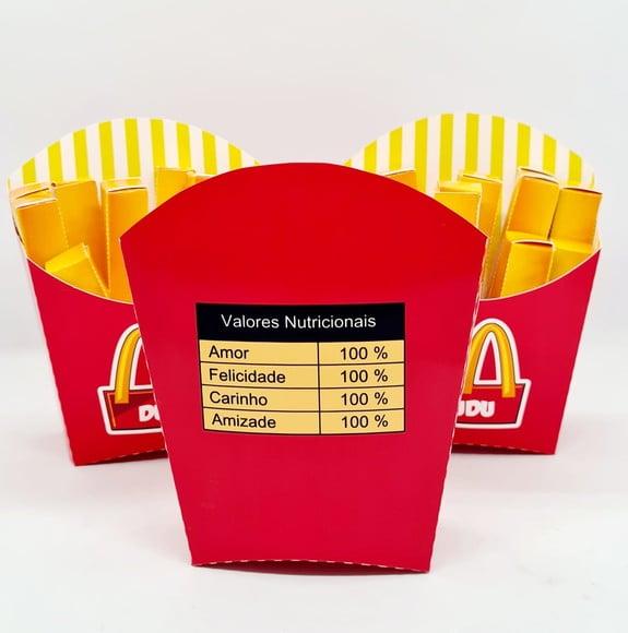 Caixa Batata Frita Mcdonald's (só a Caixinha)