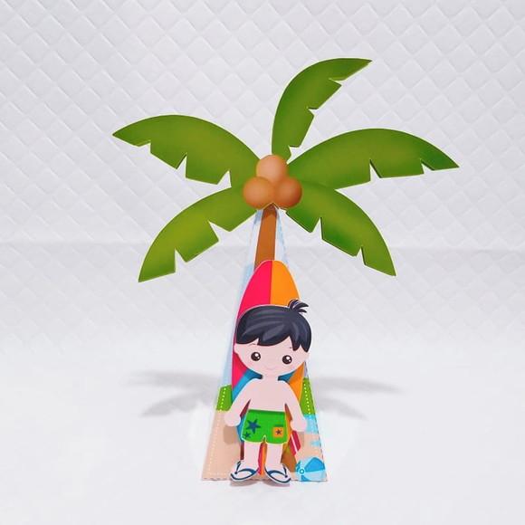 Caixa Cone (pirâmide)- Festa na Praia