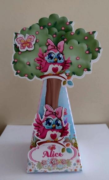 Caixa Cone Corujinha
