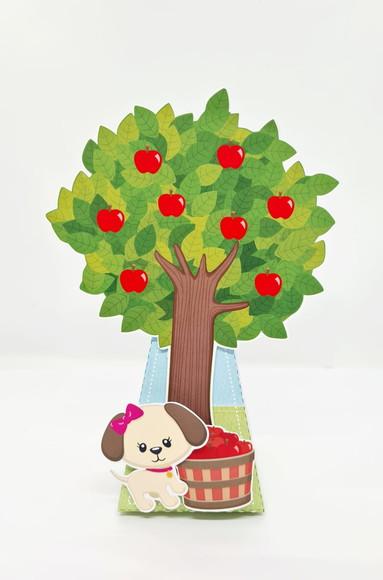 Caixa Cone Fazendinha Rosa