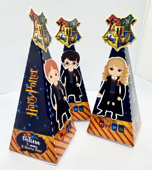 Caixa Cone Harry Potter- Pirâmide Harry Potter