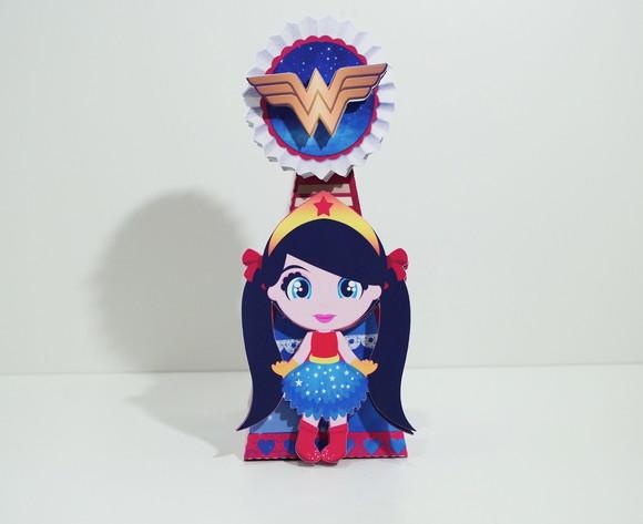 Caixa Cone Mulher Maravilha