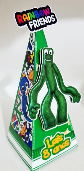 Caixa Cone Rainbow Friends Green