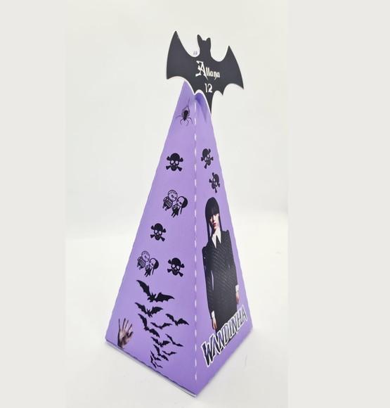 Caixa Cone Wandinha Addams