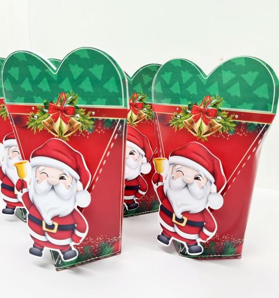 Caixa Coração Natal Papai Noel