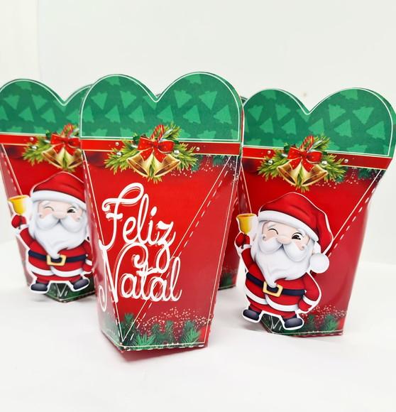 Caixa Coração Natal Papai Noel