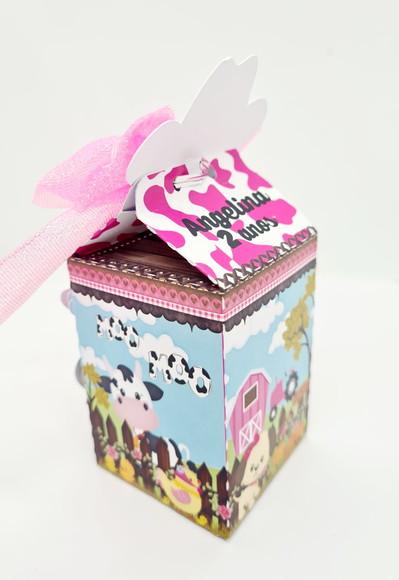 Caixa Milk Fazendinha Rosa