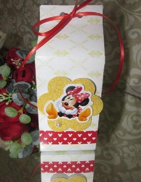Caixa Milk Minnie Vermelha