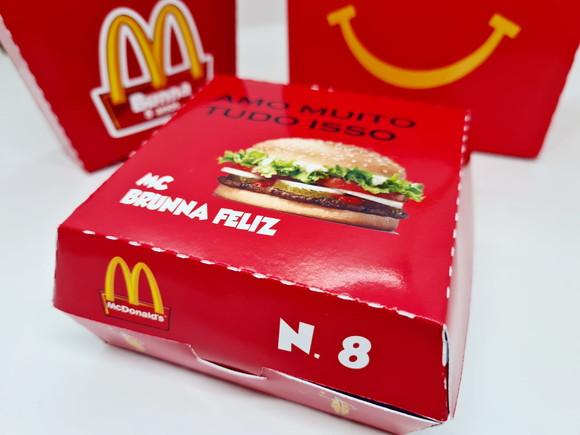Caixa Mini Big Mac Mcdonalds