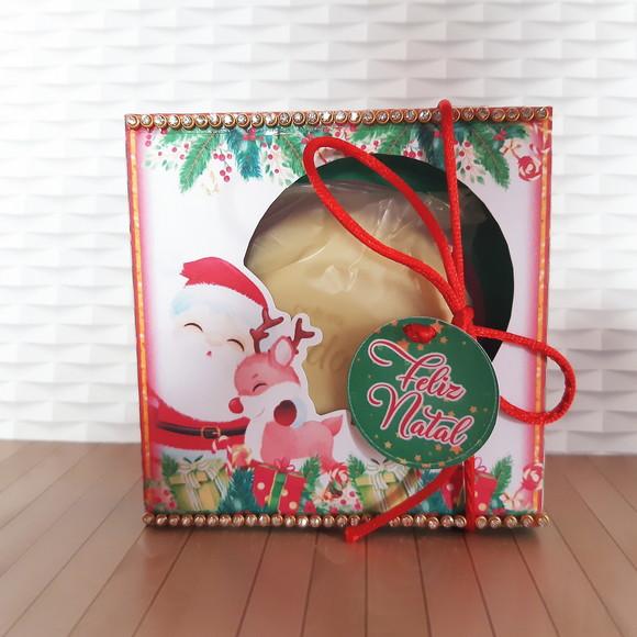 Caixa para Sabonete - Natal Feliz
