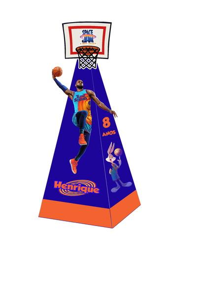 Caixa Pirâmide Space Jam - Cone Space Jam