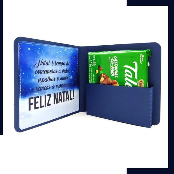 Caixa Talento - Natal Azul (já com Chocolate)