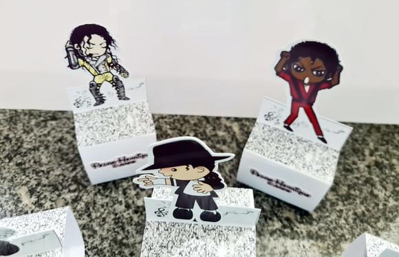 Caixinha Acrílica Michael Jackson