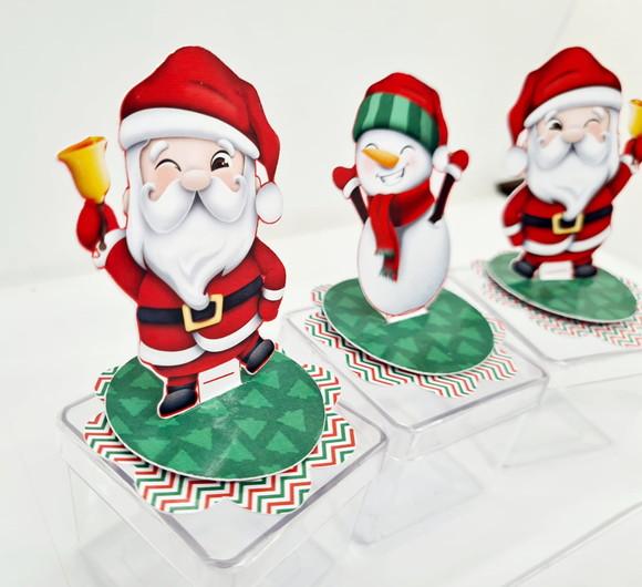 Caixinha Acrílica Papei Noel