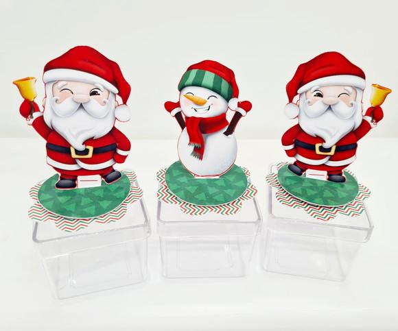 Caixinha Acrílica Papei Noel