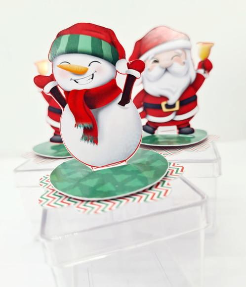 Caixinha Acrílica Papei Noel