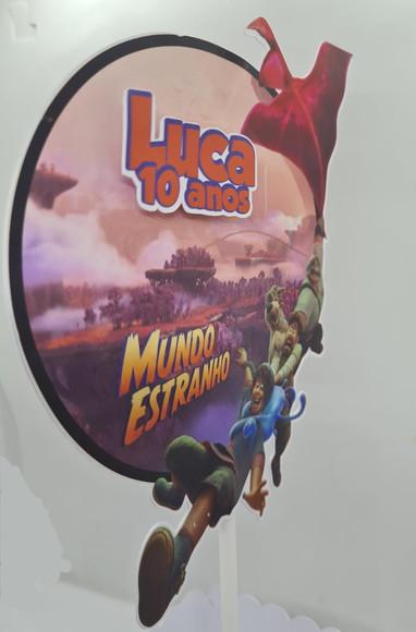 Centro de Mesa Mundo Estranho - Strange World