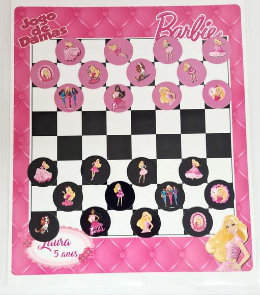 Jogo de Damas Barbie
