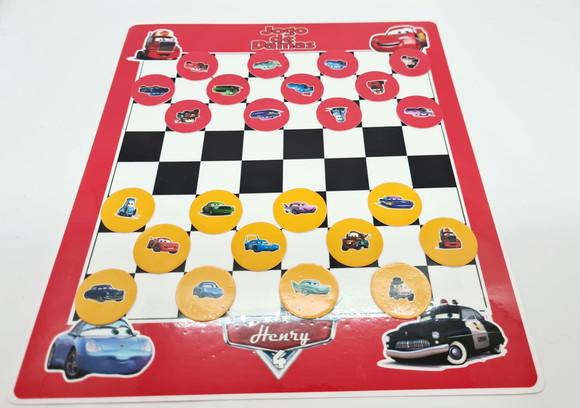 Jogo de Damas Carros Mcqueen