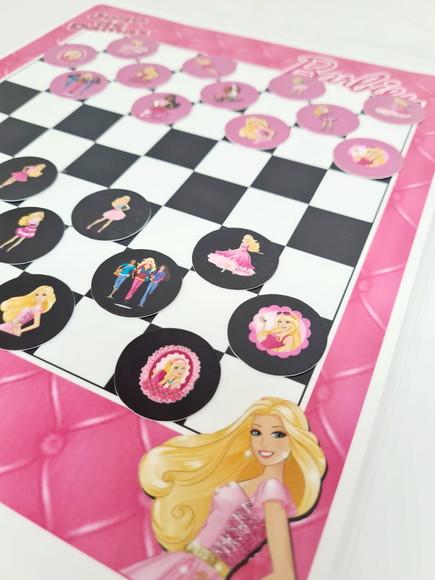 Jogo de Damas Barbie