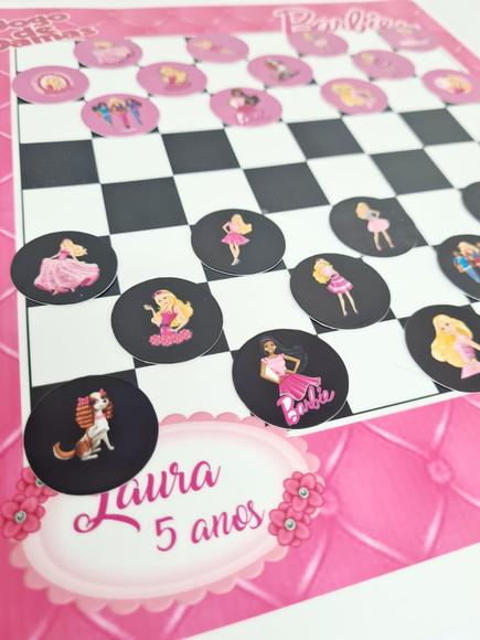 Jogo de Damas Barbie