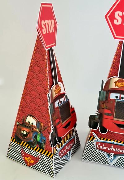 Kit Caixinhas Carros - Mcqueen