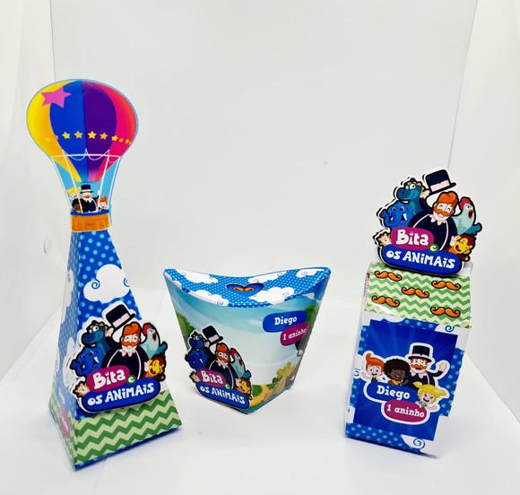 Kit Caixinhas Mundo Bita E Os Animais
