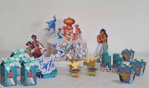 Kit Festa Aladdin e Jasmine