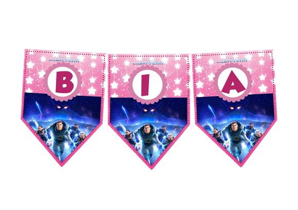 Kit Festa Buzz Lightyear Rosa